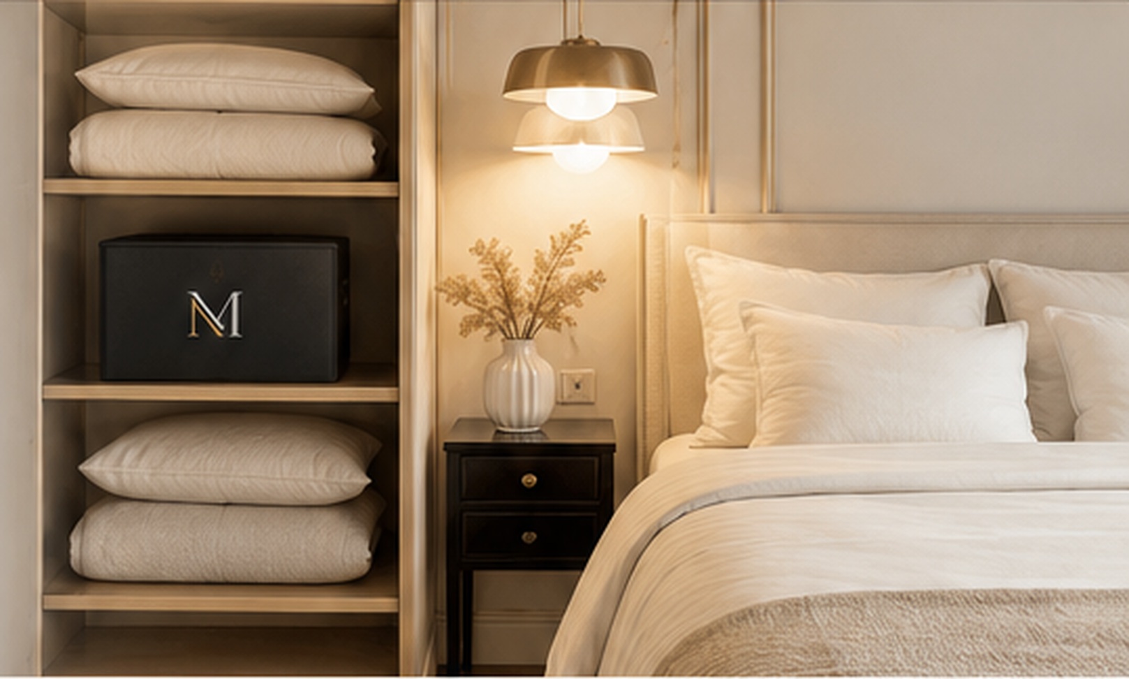 Chambre et dressing premium Maison Novia