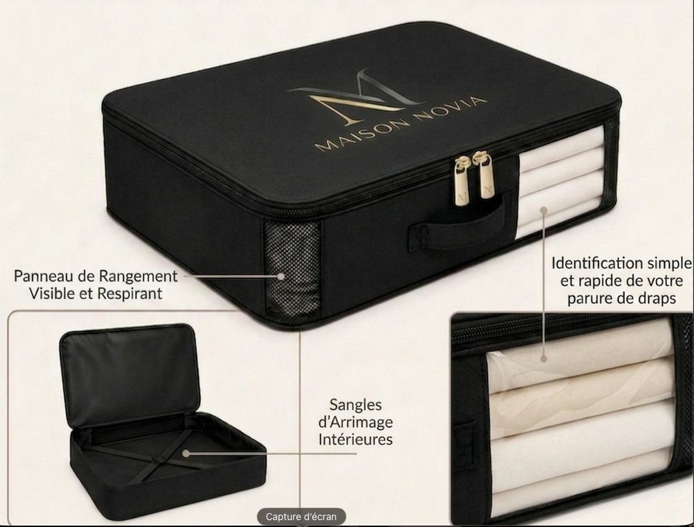 Boîte de rangement premium Maison Novia